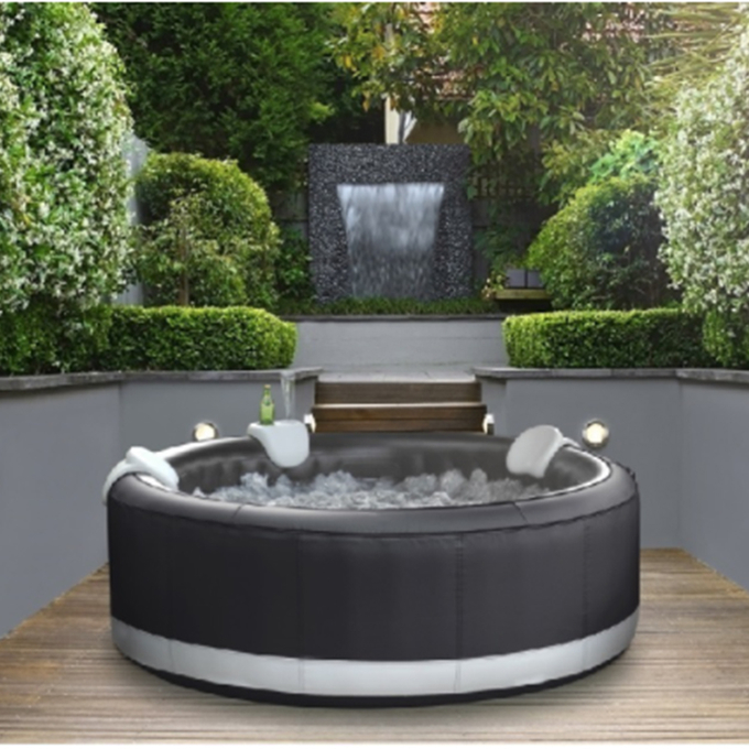 4 Person Outdoor Round گرداب Inflatable Hot Tub Protable Massage Bathtubs 4