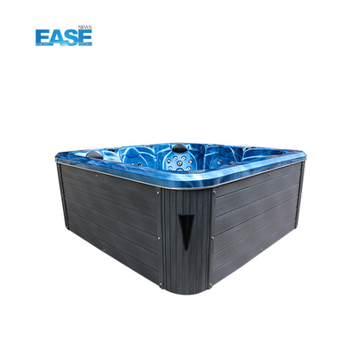 حمام داغ اسپای ماساژ سفید در فضای باز 124Pcs کل جت 1 صندلی دراز
