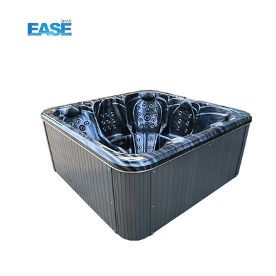 حمام داغ اسپای ماساژ سفید در فضای باز 124Pcs کل جت 1 صندلی دراز