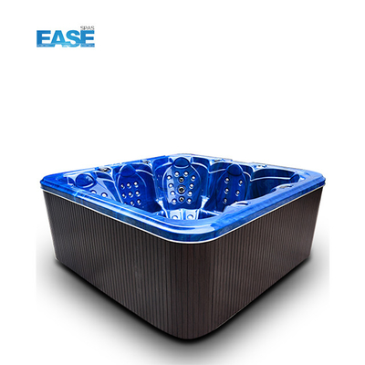 حمام داغ اسپای ماساژ سفید در فضای باز 124Pcs کل جت 1 صندلی دراز