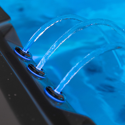 ISO9001 Whirlpool Spa حمام گرم آکریلیک ماساژ در فضای باز حمام های حمام