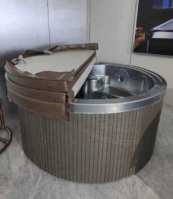 5~6 وان های گرم گرد وان حمام اسپای بیرونی 2.5HP پمپ 2-سطح مرحله ای