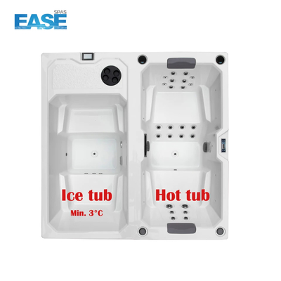 آب درمانی ماساژ وان حمام آب درمانی اسپا با مواد Aristech Acrylic Shell