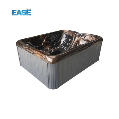 1pc LED Light مستطیل 350kg 3KW 220V وان گرم با 1pc پمپ گردش و کولر