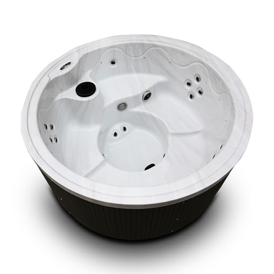 1200L 5 نفره وان گرم آریستک آکریلیک شکل گرد وان آبی وان حمام آب آشامیدنی