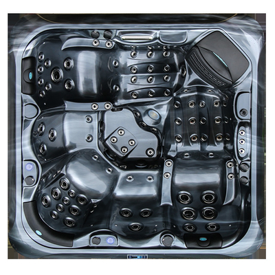 M-780D 5 نفره وان آب گرم اکریلیک مرمر سفید بالبوآ سیستم کنترل وان ماساژ وان گرداب