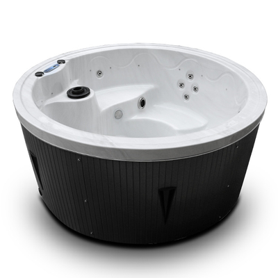 1200L 5 نفره وان گرم آریستک آکریلیک شکل گرد وان آبی وان حمام آب آشامیدنی